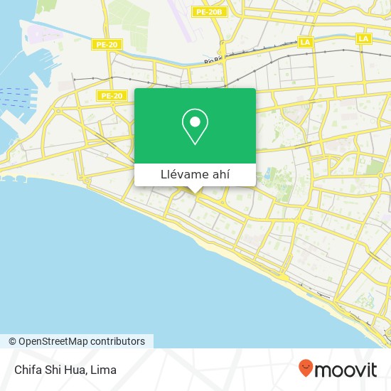 Mapa de Chifa Shi Hua