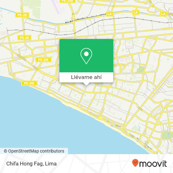Mapa de Chifa Hong Fag