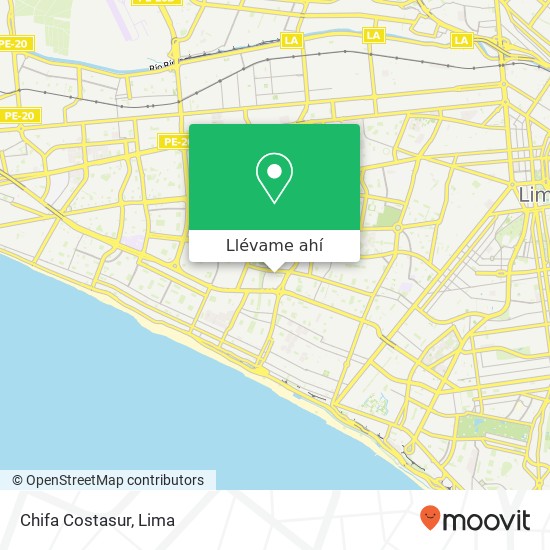 Mapa de Chifa Costasur