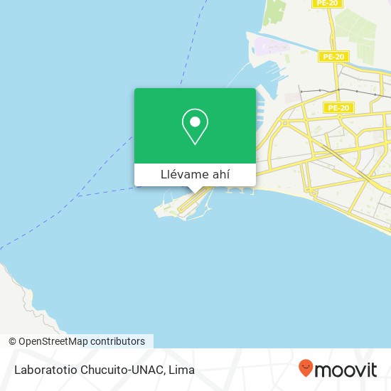 Mapa de Laboratotio Chucuito-UNAC