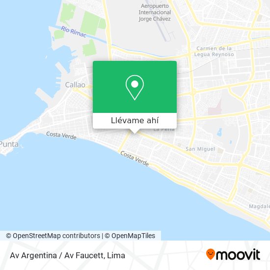 Mapa de Av Argentina / Av Faucett