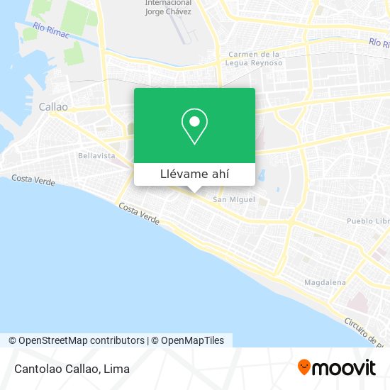 Mapa de Cantolao Callao