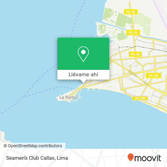 Mapa de Seamen’s Club Callao