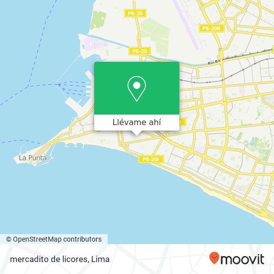 Mapa de mercadito de licores