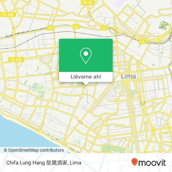 Mapa de Chifa Lung Hang 龍騰酒家