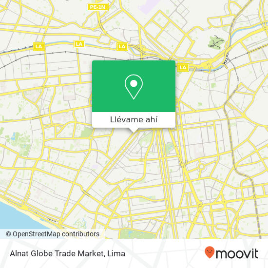 Mapa de Alnat Globe Trade Market