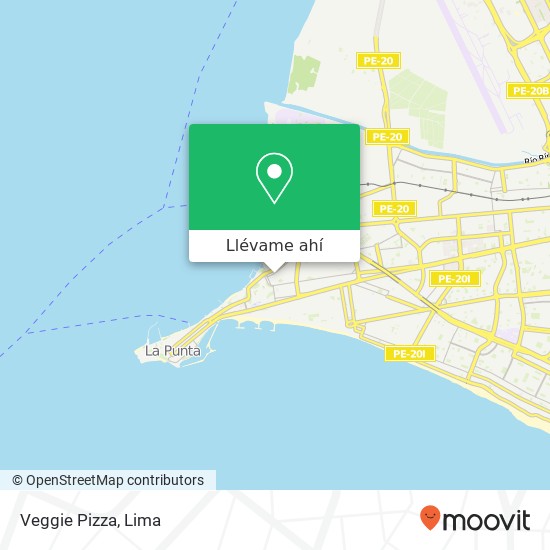 Mapa de Veggie Pizza