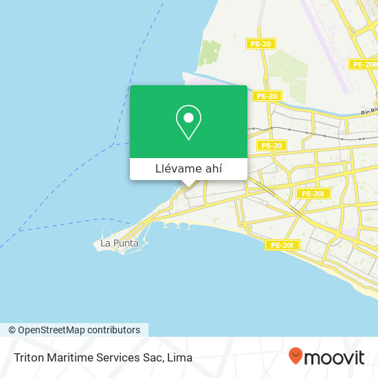 Mapa de Triton Maritime Services Sac