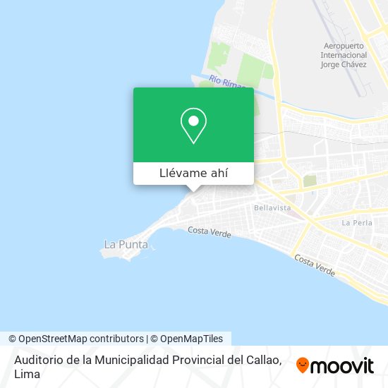 Mapa de Auditorio de la Municipalidad Provincial del Callao