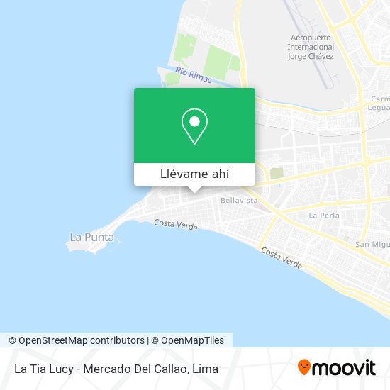 Mapa de La Tia Lucy - Mercado Del Callao