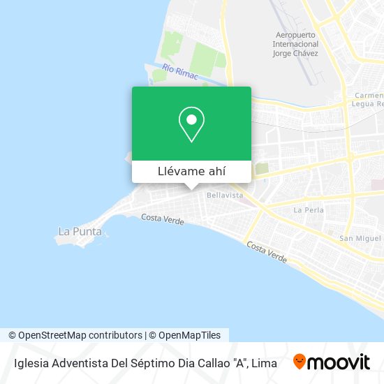 Mapa de Iglesia Adventista Del Séptimo Dia Callao "A"