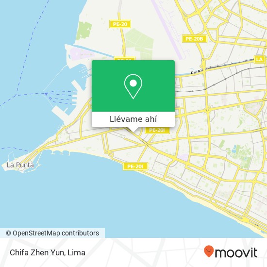 Mapa de Chifa Zhen Yun