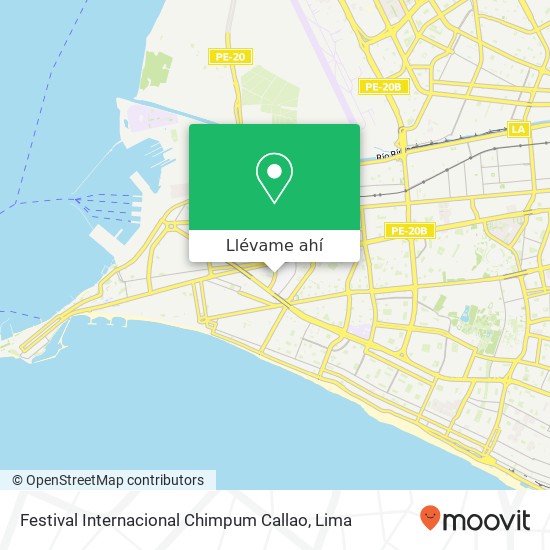 Mapa de Festival Internacional Chimpum Callao