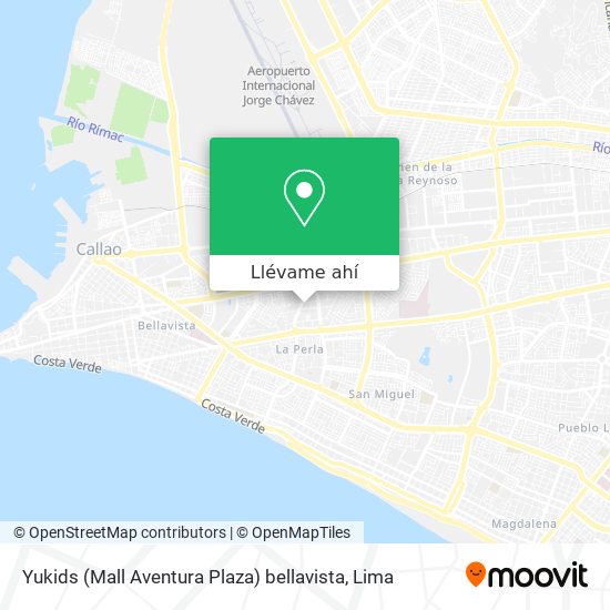 Mapa de Yukids (Mall Aventura Plaza) bellavista