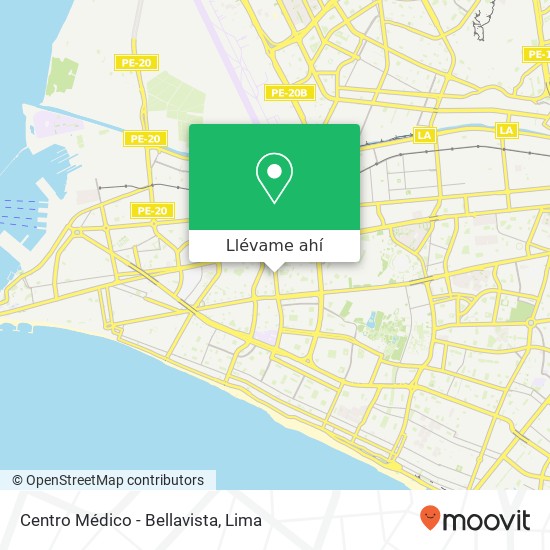 Mapa de Centro Médico - Bellavista