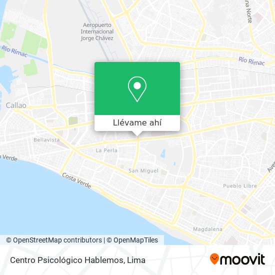 Mapa de Centro Psicológico Hablemos