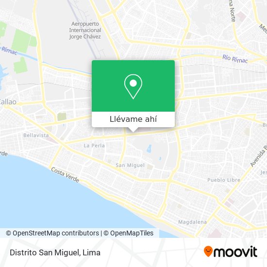 Mapa de Distrito San Miguel