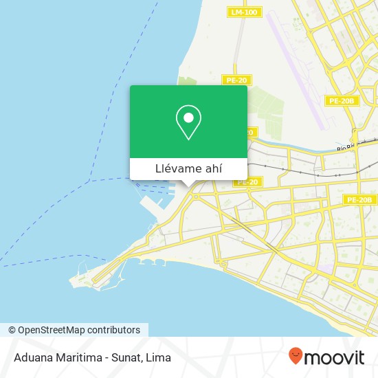 Mapa de Aduana Maritima - Sunat