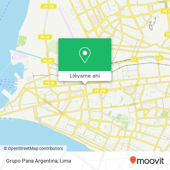 Mapa de Grupo Pana Argentina