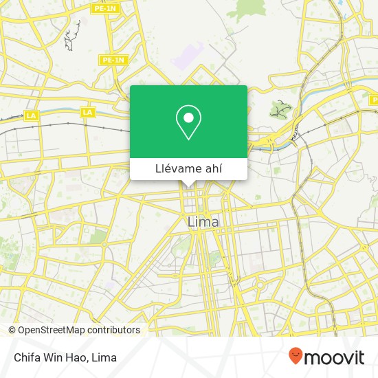 Mapa de Chifa Win Hao