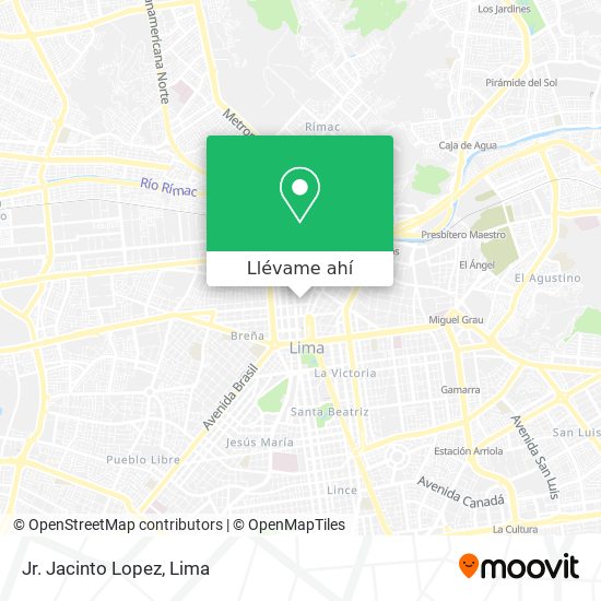Mapa de Jr. Jacinto Lopez