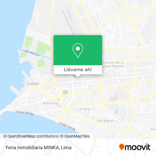 Mapa de Feria Inmobiliaria MINKA