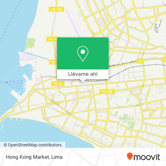 Mapa de Hong Kong Market