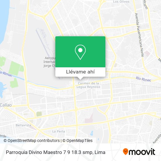 Mapa de Parroquia Divino Maestro 7 9 18.3 smp