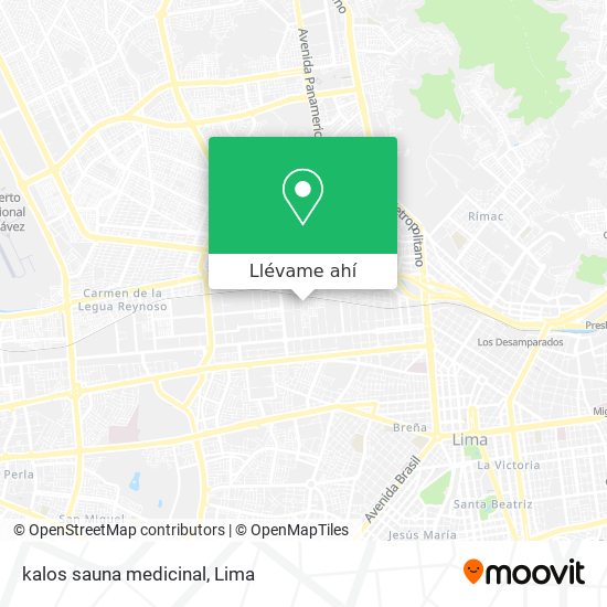 Mapa de kalos sauna medicinal