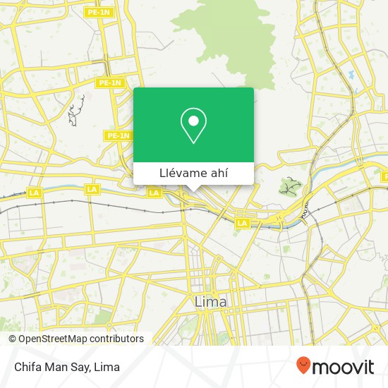 Mapa de Chifa Man Say