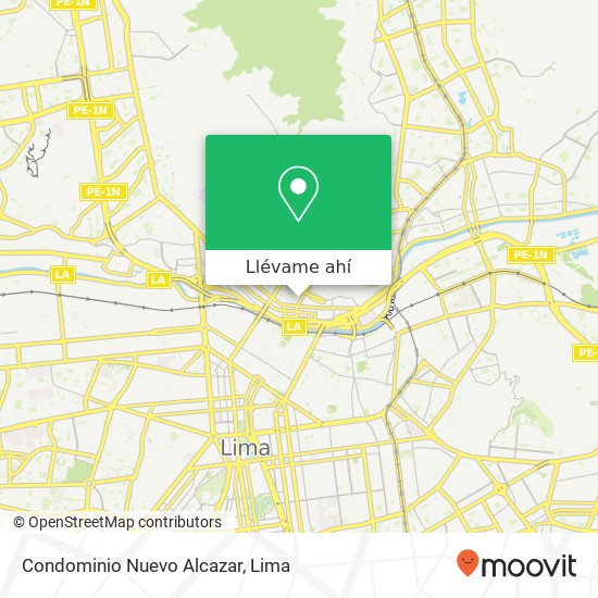 Mapa de Condominio Nuevo Alcazar
