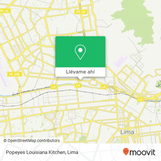 Mapa de Popeyes Louisiana Kitchen