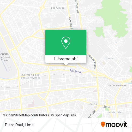 Mapa de Pizza Raul