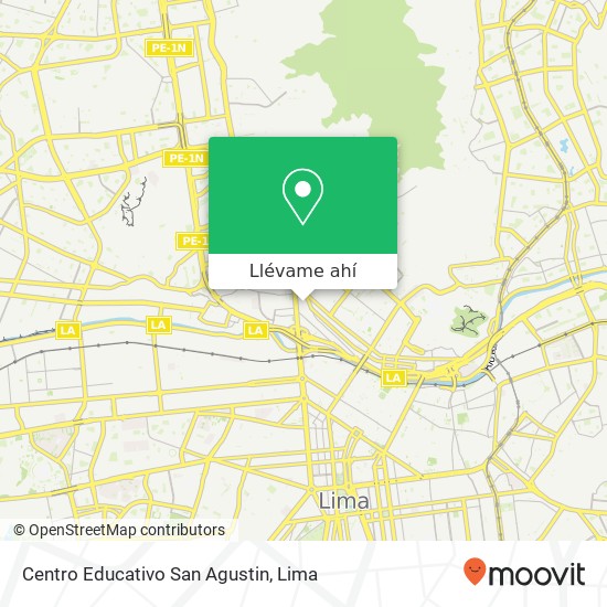 Mapa de Centro Educativo San Agustin
