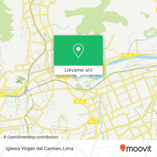 Mapa de Iglesia Virgen del Carmen
