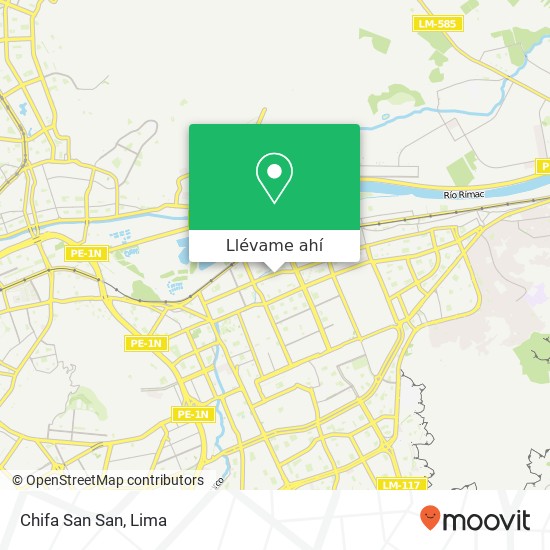 Mapa de Chifa San San