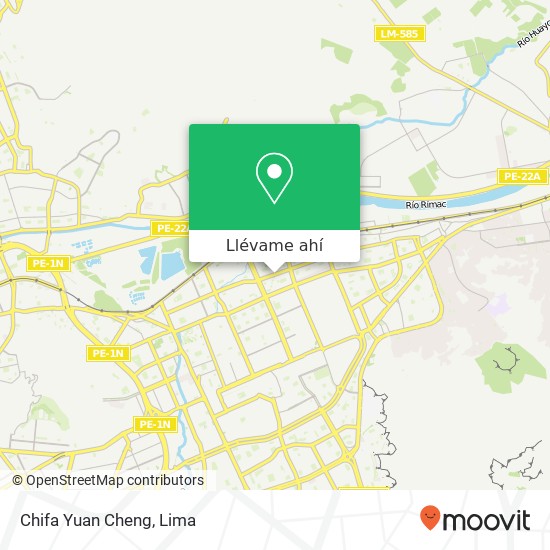 Mapa de Chifa Yuan Cheng
