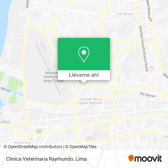 Mapa de Clinica Veterinaria Raymundo