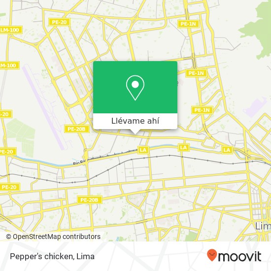 Mapa de Pepper's chicken