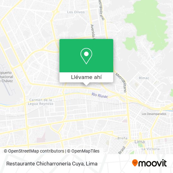 Mapa de Restaurante Chicharronería Cuya