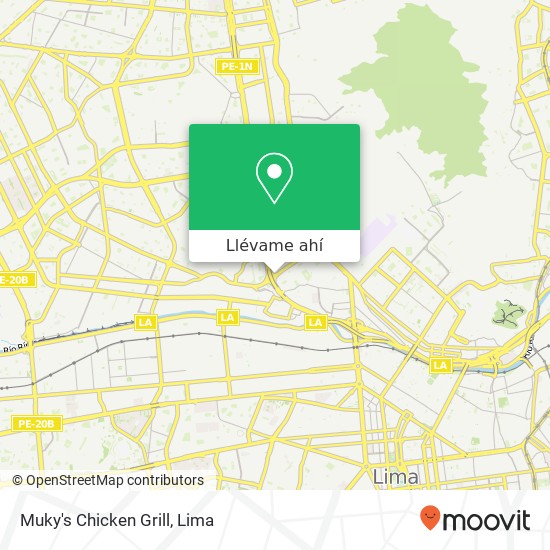 Mapa de Muky's Chicken Grill