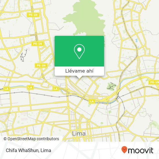 Mapa de Chifa WhaShun