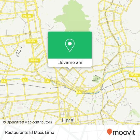 Mapa de Restaurante El Maxi