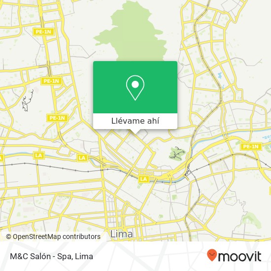 Mapa de M&C Salón - Spa