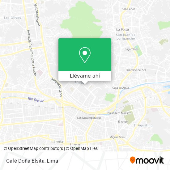 Mapa de Café Doña Elsita