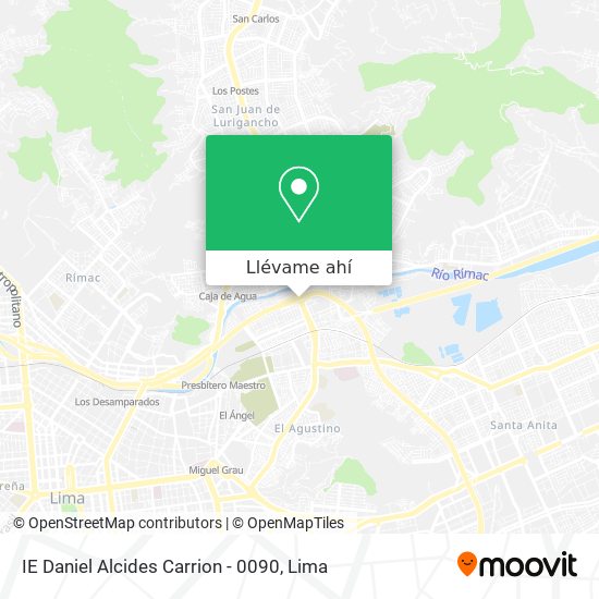 Mapa de IE Daniel Alcides Carrion - 0090