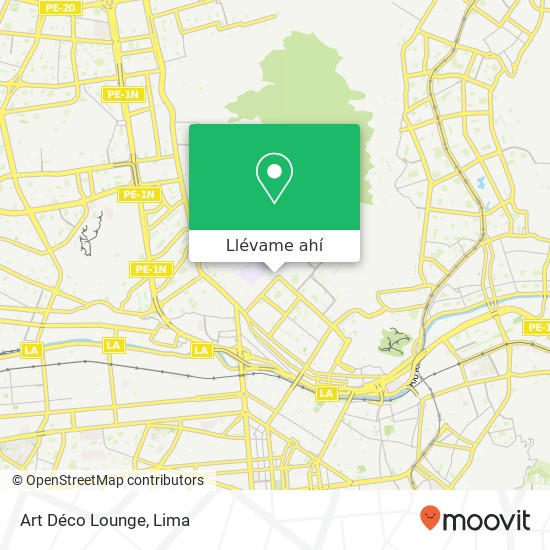 Mapa de Art Déco Lounge