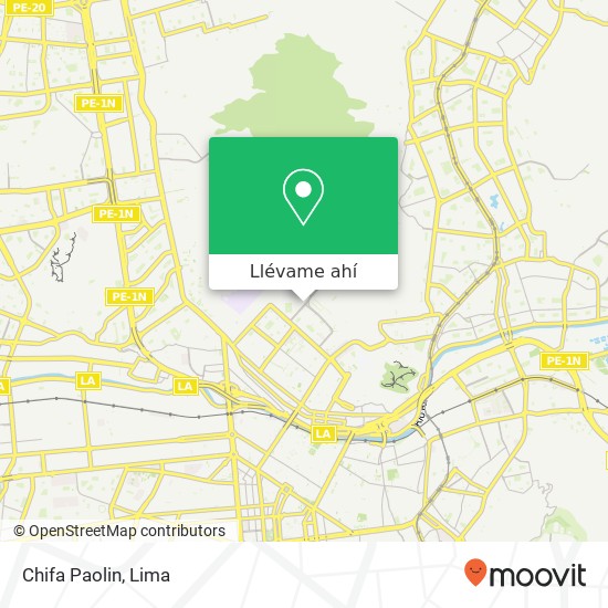 Mapa de Chifa Paolin