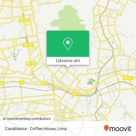Mapa de Casablanca - Coffee House