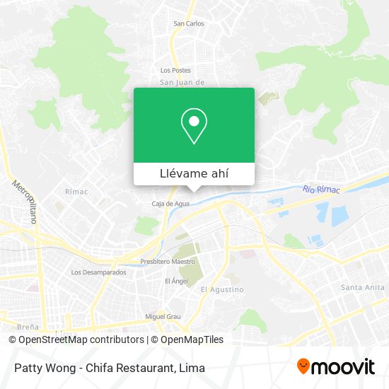 Mapa de Patty Wong - Chifa Restaurant